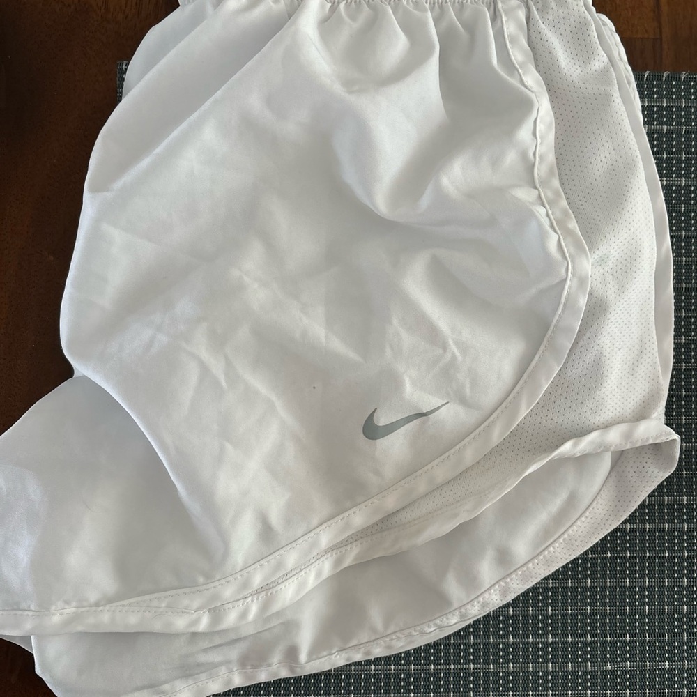 Nike White Athletic Shorts